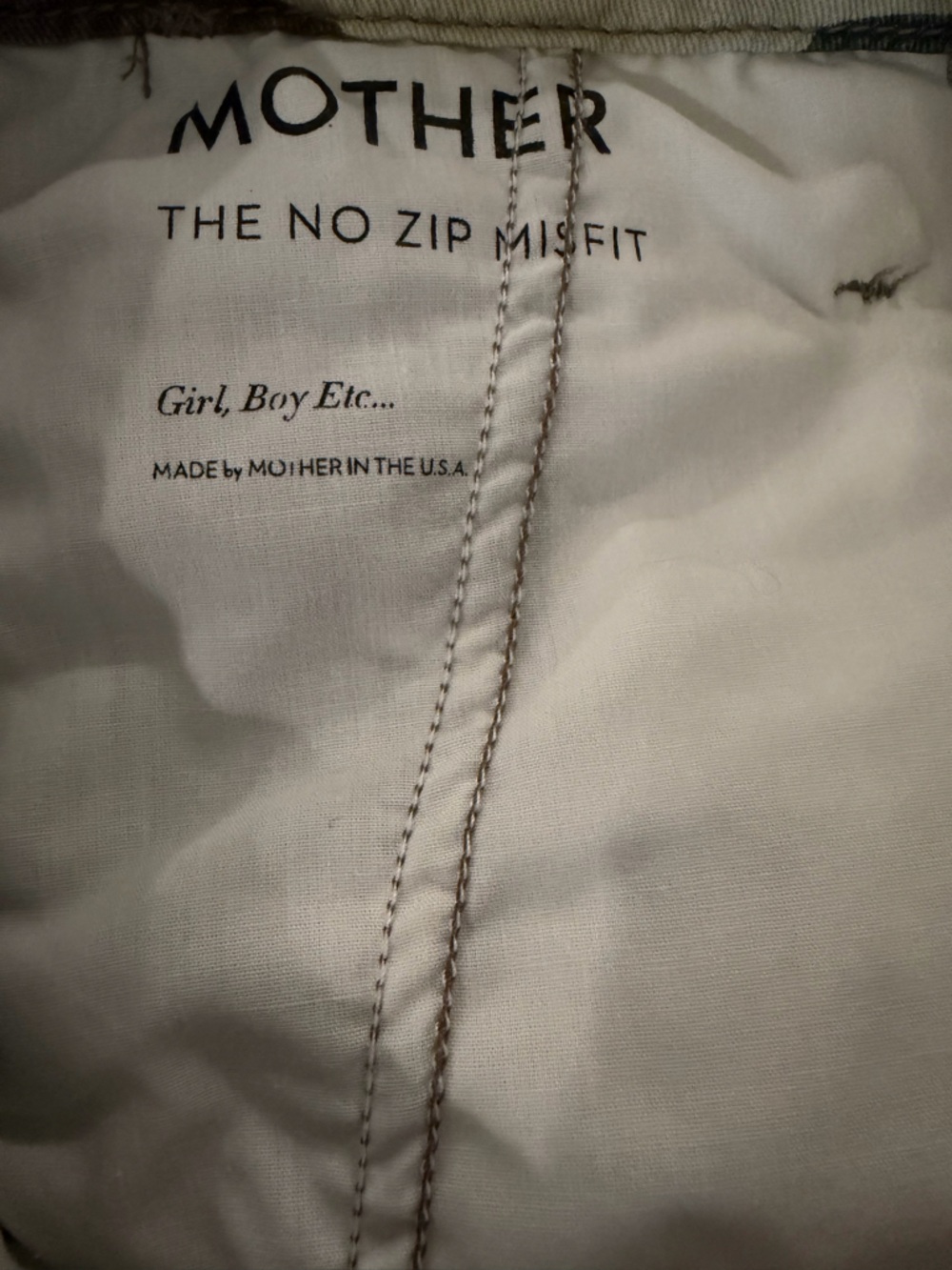 MOTHER No Zip Misfit in Double Time Camo Wash - Picture 6 of 8